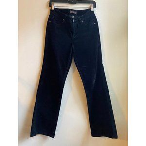 Christopher Blue Corduroy Black Pants Women's size 2/XS